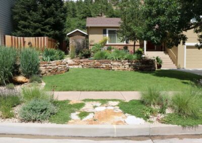 Buffalograss Front Lawn